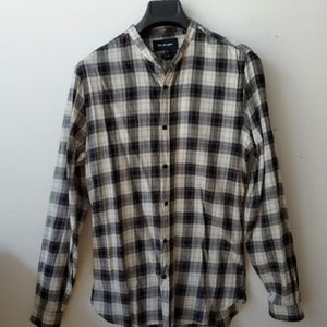 The Kooples, Cotton Shirt, Leather Collar